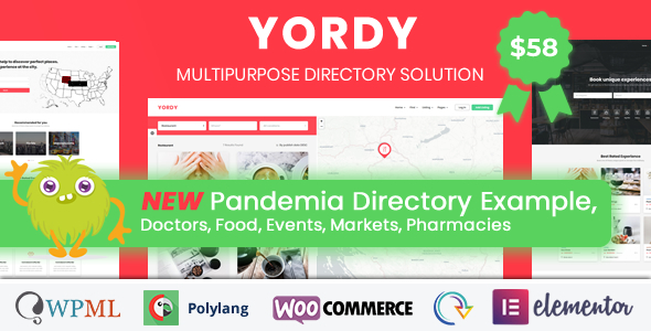 Yordy - Directory Listings WordPress Theme Logo